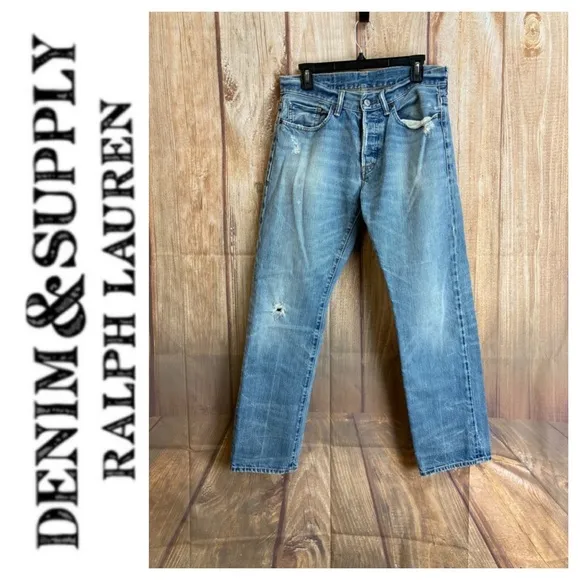 🐞Ralph Lauren Denim & Supply Straight Leg Jean Size 32x30”