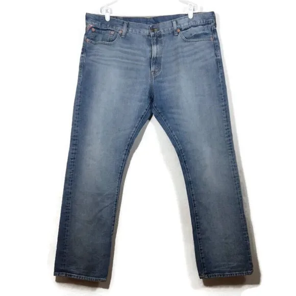 Denim & Supply Ralph Lauren Men's Straight Jeans Pocket Blue Tag 40 Fit 42"X33"