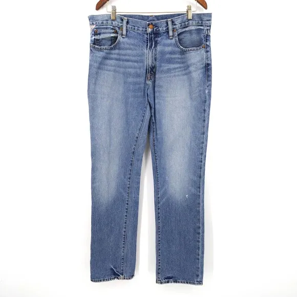 Denim & Supply Ralph Lauren Slouch Denim Jeans Bootcut Medium Wash Men's 34x32