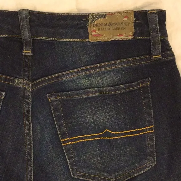 Denim & Supply Ralph Lauren Straight Dark Wash Jeans 28/30