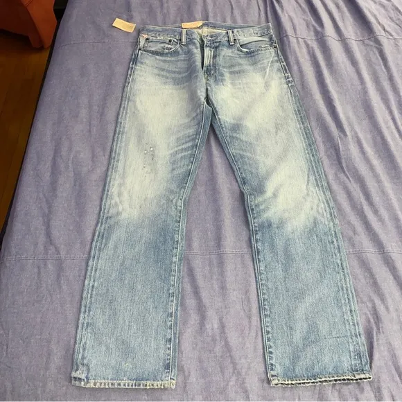 NWT Denim & Supply Ralph Lauren Jeans Mens 32x32 Denim Straight Distressed
          
      NWT