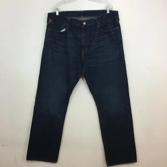 (R) Denim & Supply Ralph Lauren Jeans Men's 40x32 Denim Distressed Straight