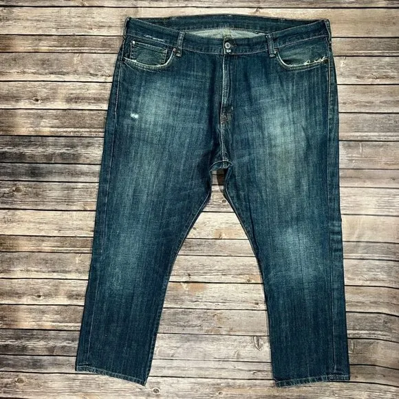 Denim & Supply Ralph Lauren Straight Fit Jeans 42x30 Mens Blue Denim Pants