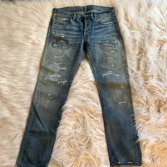 Men’s Ralph Lauren distressed jeans