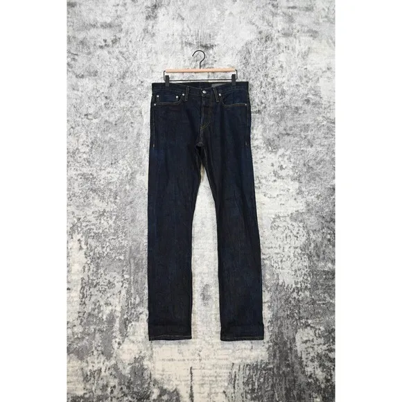 Deus Ex Machina Slim Fit Selvedge Raw Denim Jeans Made In USA 32 x 33
