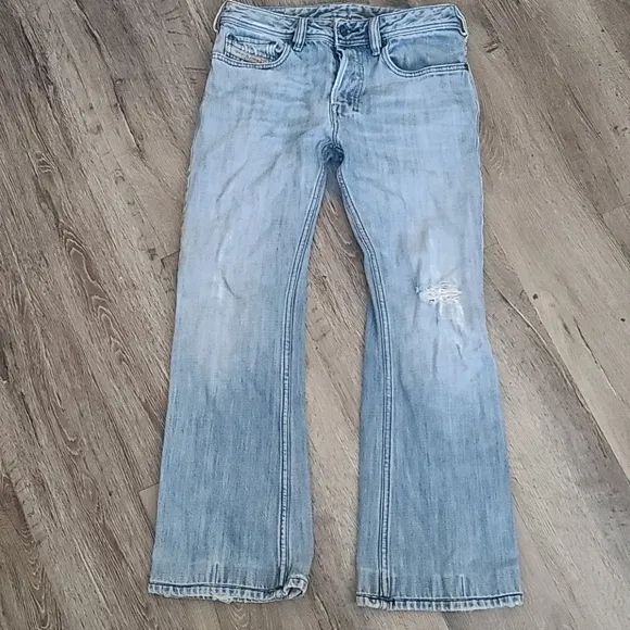 Diesel Light Denim Zathan Regular Bootcut Jeans