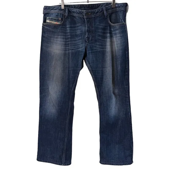 Diesel Mens button fly bootcut jeans size 40x36 altered to 40x31