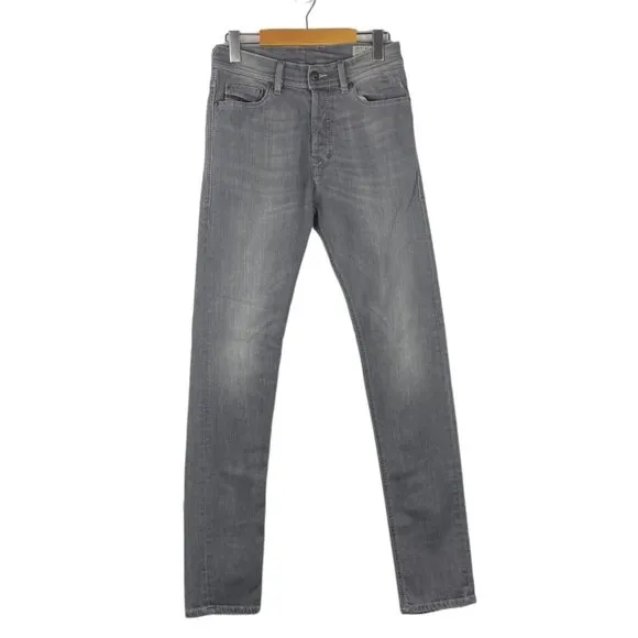 Diesel Men's Tepphar R050G Slim Carrot Stretch Denim Jeans Grey US 26 X 32