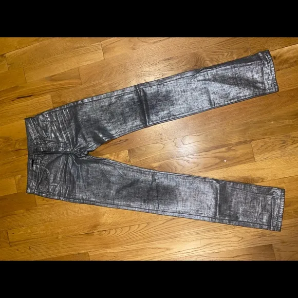 Metallic Dior Skinny Jeans