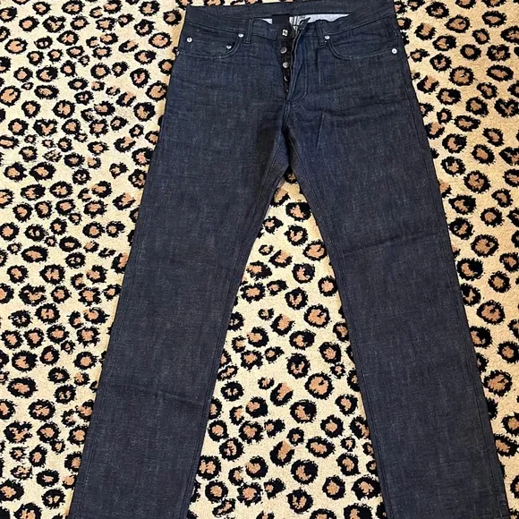 Dior jeans size 30x30, like new dark denim, button fly.