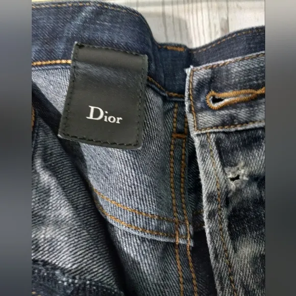 Dior med wash jeans sz 38