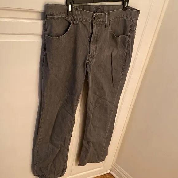 Mens dark grey DKNY jeans