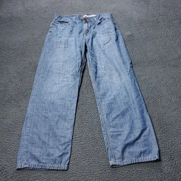DKNY Lightweight Denim Jeans Cotton Blue Mens Size 32 x29