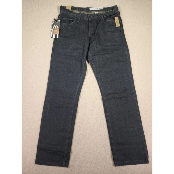 DKNY Jeans Mens 30x30 Bleecker Slim Fit Low Rise Blue Denim Dark Wash NWT 23
          
      NWT