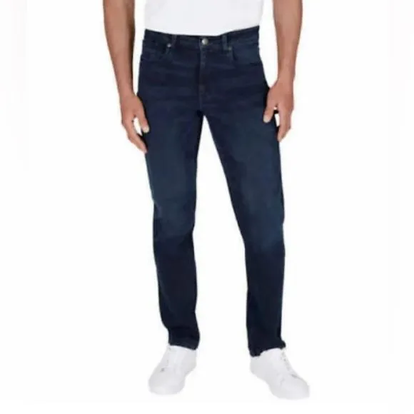DKNY Men's Duane Soft Touch Stretch Straight Fit Jeans Dark Blue Metro Wash #22
          
      NWT