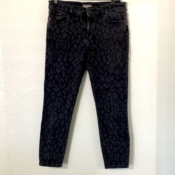 DL1961 Leopard Print Florence Cropped