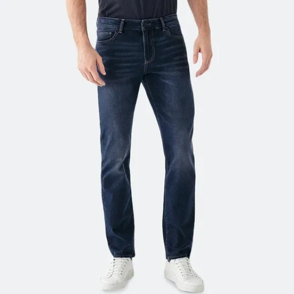 DL1961 Vince Size 34 Casual Straight Dark Wash Denim Premium Jeans