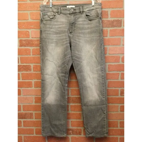 DL 1961 Men's Jeans 36 x 34 Slim Straight Steel Gray J Hilburn