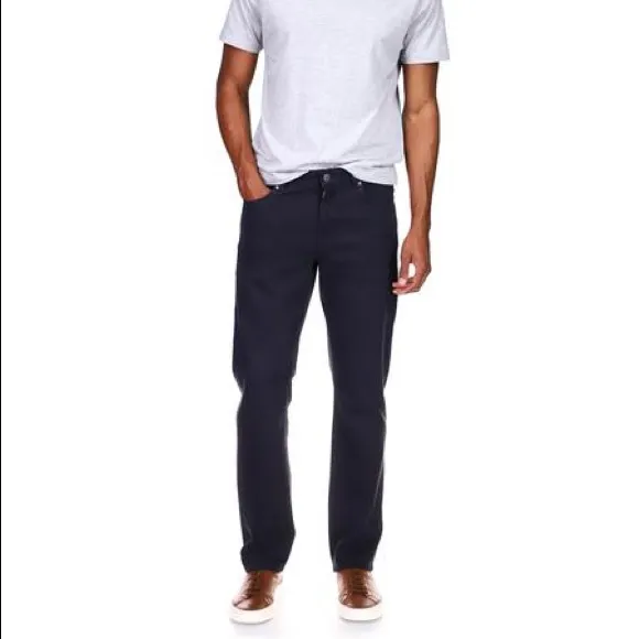 DL1961 Avery Modern Straight Leg Black Jeans