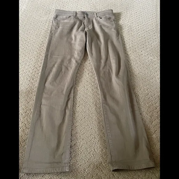 DL1961 Tan Performance Russel Slim Straight Jeans 33x32