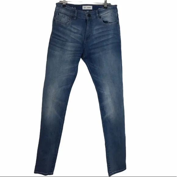 DL1961 Men’s Hunter Skinny in Halt wash distressed