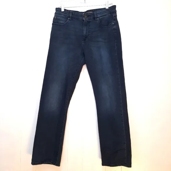 🔥 DL1961 Men Avery Modern Straight Jean 32x30 FUEL Dark Blue Wash Denim Stretch