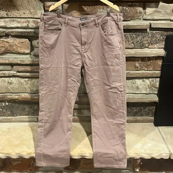 DL1961 Vinn Casual Straight Jeans Procini Color