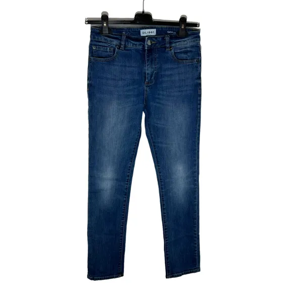 DL1961 Nick Slim Jeans Mens 30X32 Blue Medium Wash Stretch Denim Vigil Mid Wash
