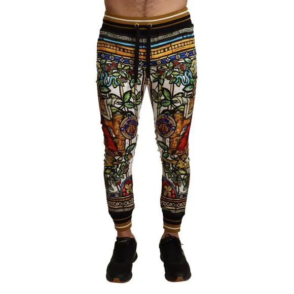 Dolce & Gabbana Pants Jogging Napoleone Multicolor Men's Trousers
          
      NWT
