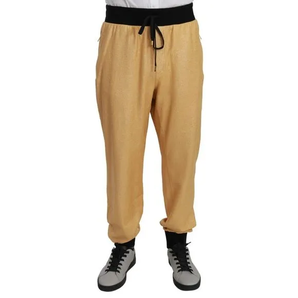 Dolce & Gabbana Gold Year Of The Pig Cotton Mens Men's Pants
          
      NWT