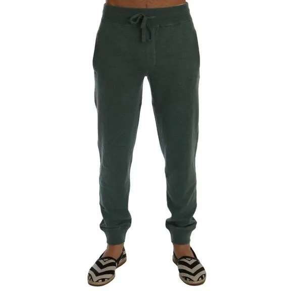 Dolce & Gabbana Green Cashmere Training Men's Pants
          
      NWT