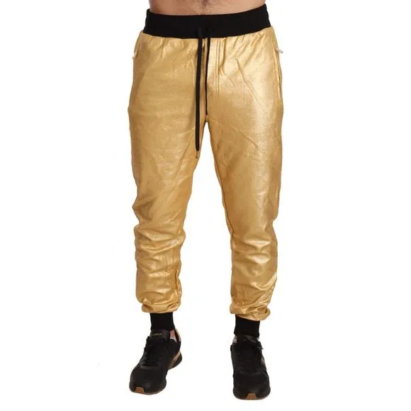 Dolce & Gabbana Gold Pig Of The Year Cotton Trousers Men's Pants
          
      NWT