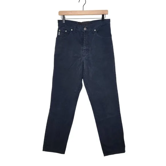 Dolce & Gabbana D&G Italy Mens Ittierre Black Denim Jeans Vintage 32 46