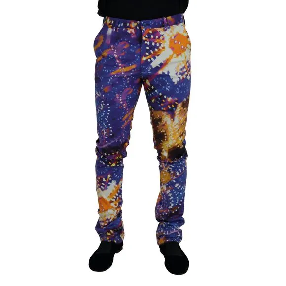 Dolce & Gabbana Multicolor Cotton Luminary Print Denim Jeans
          
      NWT