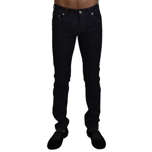 Dolce & Gabbana Blue Cotton Skinny Casual Denim Jeans
          
      NWT