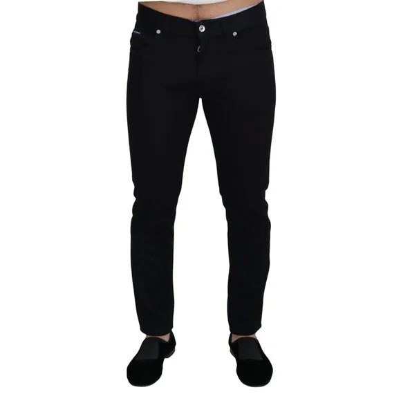 Dolce & Gabbana Black Cotton Skinny Casual Denim Jeans
          
      NWT