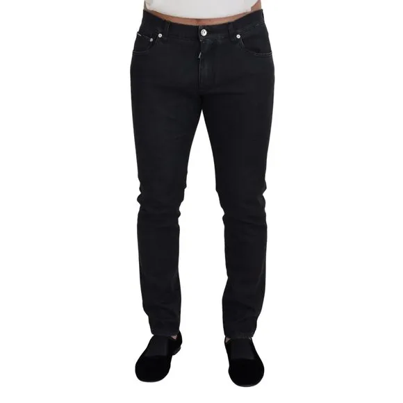 Dolce & Gabbana Black Washed Cotton Skinny Denim Jeans
          
      NWT