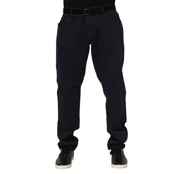 Dolce & Gabbana Black Cotton Tapered Denim Jeans
              
      NWT