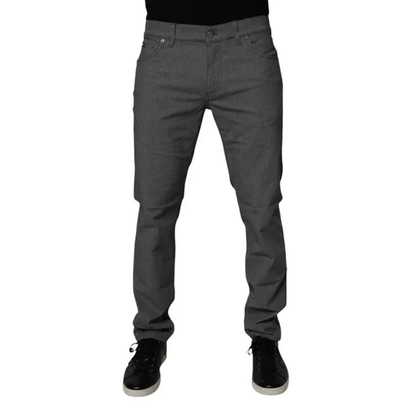 Dolce & Gabbana Gray Cotton Stretch Skinny Denim Jeans
              
      NWT