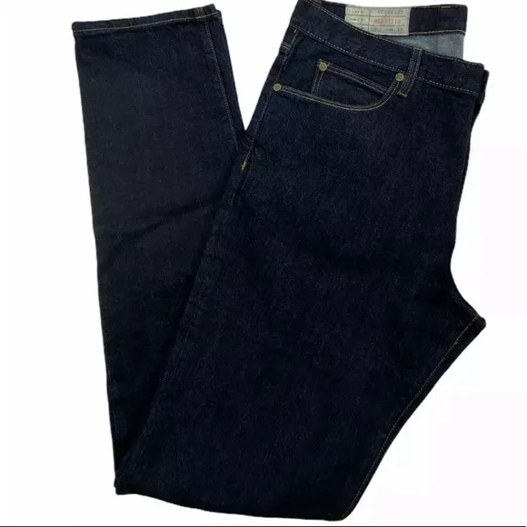 Double Eleven Jeans Men Size 34 Jean Style JN01 Dark Blue