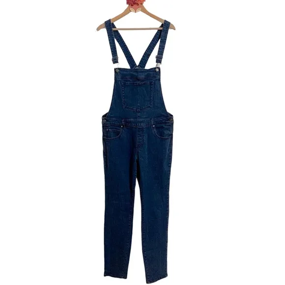 Dr. Denim overalls Ira dungaree blue jeans skinny 36 x 32