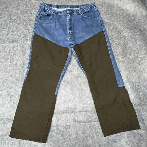 Wrangler Rugged Wear Canvas Denim Brush Pants Hunting Jeans Mens  (2Z)