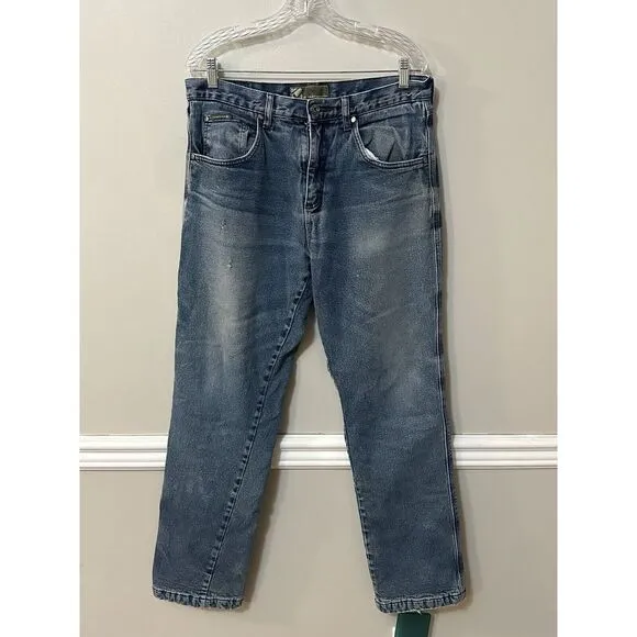 BC Clothing Men's Denim Fleece Lined Size 34x34‎
