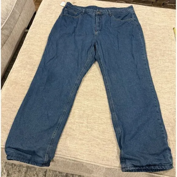 Victory Outfitters Men's‎ Flannel Lined Blue Denim Jeans Size 40x34
              
      NWT