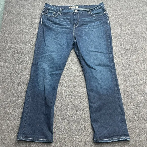 BKE Drew Boot Jeans Womens 38x30 HEMMED Bootcut Denim Stretch Western