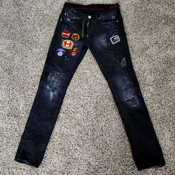 DSQUARED2 Black Jeans Men's - Size 40