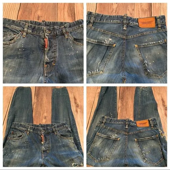 DSQUARED2 jeans size 31-32 (EU48)
Excellent Pre-owned Condition