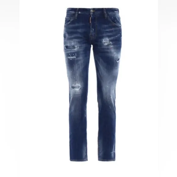 DSQUARED2 Made in Italy Cool Guy Jean Hawaiian Grunge Size 48 U.S. Size 30 $840