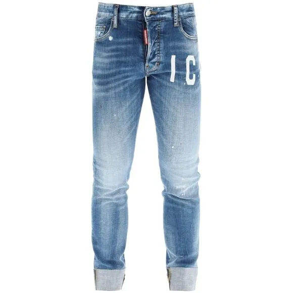 Dsquared2 medium wash icon skater fit jeans
          
      NWT