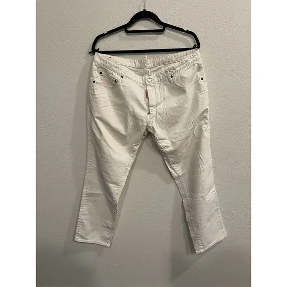 Dsquared2 mens white jeans  Size 52